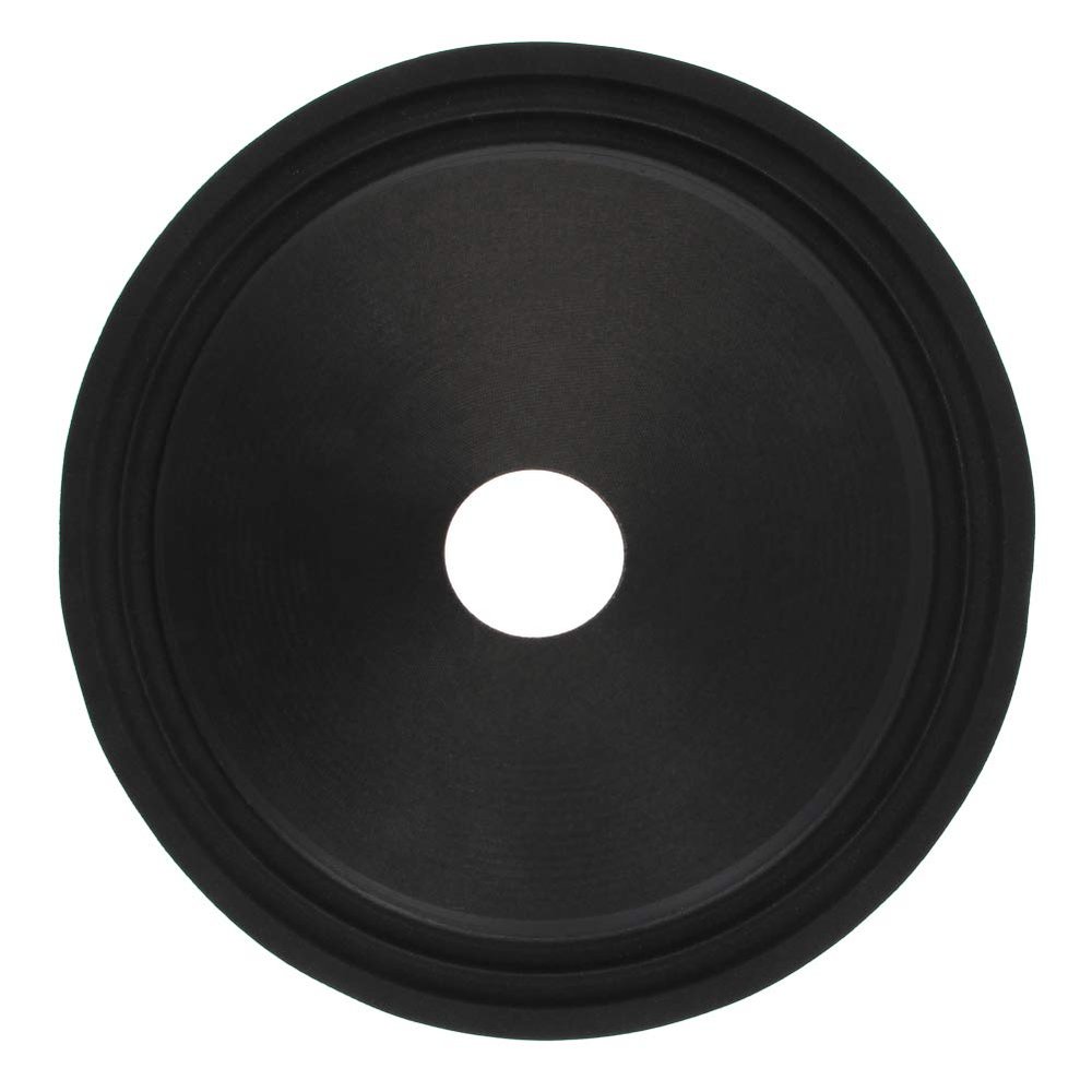 Fielect 10 inches Paper Speaker Cone Subwoofer Cones Drum Paper 1.5 inches Inner Diameter with 2 Cloth Surround 1Pcs