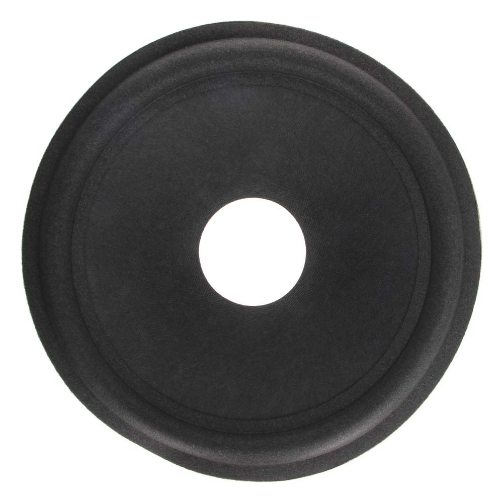 Fielect 10 inches Paper Speaker Cone Subwoofer Cones Drum Paper 2.5 inches Inner Diameter with Foam Surround 1Pcs