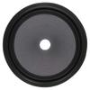 Fielect 10 inches Paper Speaker Cone Subwoofer Cones Drum Paper 1.5 inches Inner Diameter with 2 Cloth Surround Purple Gray 1Pcs view 1