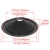 Fielect 6.5 inches Paper Speaker Cone Subwoofer Cones Drum Paper 1 inches Inner Diameter with Foam Surround 1Pcs view 2