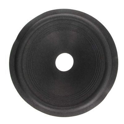 Fielect 2Pcs 8 inches Paper Speaker Cone Subwoofer Cones Drum Paper 1.5 inches Inner Diameter with Foam Surround