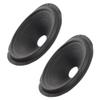 Fielect 2Pcs 8 inches Paper Speaker Cone Subwoofer Cones Drum Paper 1.5 inches Inner Diameter with Foam Surround view 3