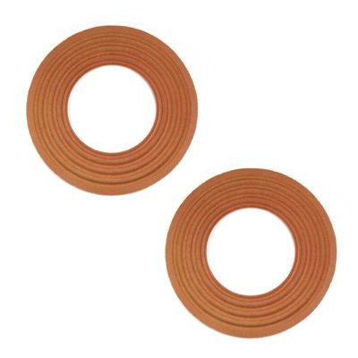 Fielect 2Pcs 7.87" x 2.97" Speaker Repair Spider Subwoofer Bass Loudspeaker Replacement Speaker Accessories Spider