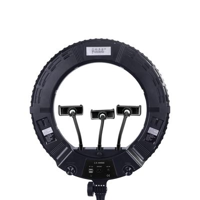 Yidoblo 18 Inch Ring Light with Tripod Stand YouTube LED TikTok Ringlight Kit Color Temperature 3200K to 5500K Makeup Ringlights with Phone Holder Remote Carry Bag Camera Cellphone Video Shoot Selfie