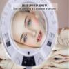 Yidoblo 18 Inch Ring Light with Tripod Stand YouTube LED TikTok Ringlight Kit Color Temperature 3200K to 5500K Makeup Ringlights with Phone Holder Remote Carry Bag Camera Cellphone Video Shoot Selfie view 4