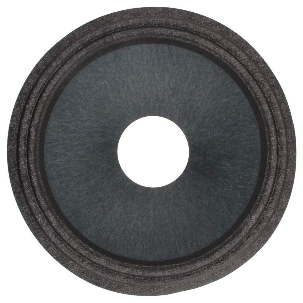 Fielect 10 inches Paper Speaker Cone Subwoofer Cones Drum Paper 2.5 inches Inner Diameter with 2 Cloth Surround 1Pcs