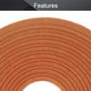 Fielect 4Pcs 5.98" x 1.52" Speaker Repair Spider Subwoofer Bass Loudspeaker Replacement Speaker Accessories Spider view 3
