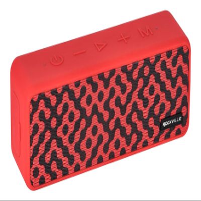 Rockville Faze Red 50W Portable Bluetooth Speaker, TWS Wireless Link, IPX7 Waterproof, 31-Hour Battery, for Outdoor and Home Audio