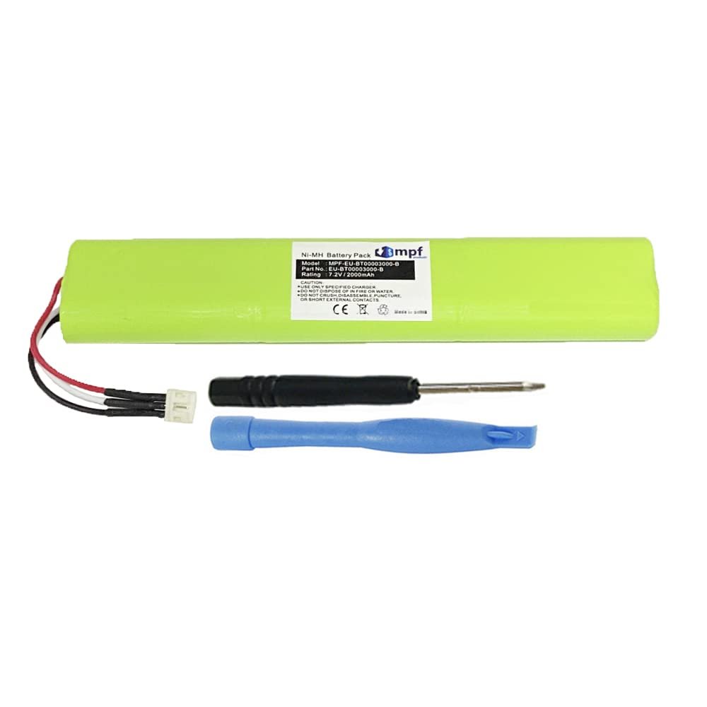 MPF Products 2000mAh Ni-MH Battery Replacement Compatible with TDK Life on Record Trek Max A34 Wireless Weatherproof Bluetooth Speaker