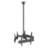 Mount-It! Triple Screen TV Ceiling Mount | Multi-Display Commercial Grade Ceiling Bracket for Three Flat Screen Displays | Adjustable Height, Fits Up to 600x400, 198 Lbs Capacity view 1