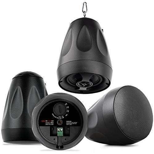 Pure Resonance Audio PD4 4" Pendant Speaker Package - 4 Speakers