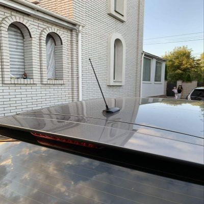 12" Stainless Black Antenna MAST for KIA Forte5 Forte 5 2010-2018