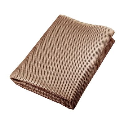 Fielect Speaker Mesh Grill Cloth Beige Yellow Stereo Grill Filter Fabric Mesh Speaker Dust Cloth Cloth Replacement 50cm x 160cm 19.68 inches x 63 inches