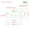 0.8FT RJ11/RJ12 6P6C Female to Male Extention Panel Mount Adapter Cable (6P6C) view 3