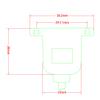 0.8FT RJ11/RJ12 6P6C Female to Male Extention Panel Mount Adapter Cable (6P6C) view 4