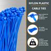 GTSE 12 Inch Blue Zip Ties, 100 Pack, 40lb Strength, UV Resistant Long Nylon Cable Ties, Self-Locking 12" Tie Wraps view 4