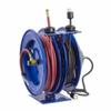 Coxreels C-L350-5016-A, Combination Electric/Air Spring Rewind Reel: 3/8"x50', 300 PSI, Single Receptacle, 16 AWG (Hose/Cord Included) view 1