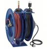 Coxreels C-L350-5016-A, Combination Electric/Air Spring Rewind Reel: 3/8"x50', 300 PSI, Single Receptacle, 16 AWG (Hose/Cord Included) view 2