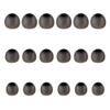 Earbud Tips Soft Silicone Earbuds Replacement Tips Fit for in-Ear Headphones(Inner Hole from 3.8mm -4.2mm Earphones) 9 Pairs S/M/L,Black view 1