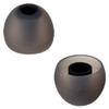 Earbud Tips Soft Silicone Earbuds Replacement Tips Fit for in-Ear Headphones(Inner Hole from 3.8mm -4.2mm Earphones) 9 Pairs S/M/L,Black view 2