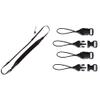 OP/TECH USA 3401002 Compact Sling for Cameras (Black) & USA 1301082 Mini QD Loops - 1.5mm - System Connectors view 1