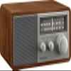 Sangean SG-116 AM/FM Analog Wooden Cabinet Receiver, Walnut-Silver view 2