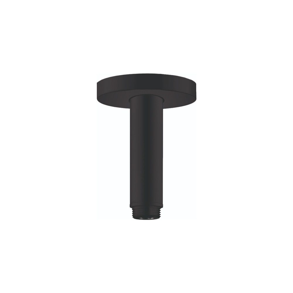 hansgrohe Raindance E Replacement 3-inch Modern Coordinating Showerarm in Matte Black, for Ceiling Mount Showerhead, 27393671