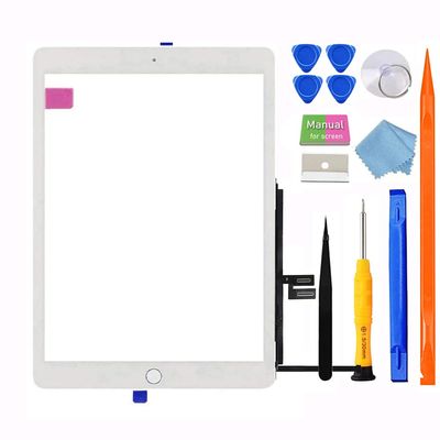 for iPad 7/8 (7th 8th Gen) Screen Replacement Digitizer Touch Glass 10.2", for 7th 8th Generation A2197 A2198 A2200 A2270 A2428 A2429 A2430, Full Repair Kit+Home Button[NO Fingerprint Reader] [NO LCD]
