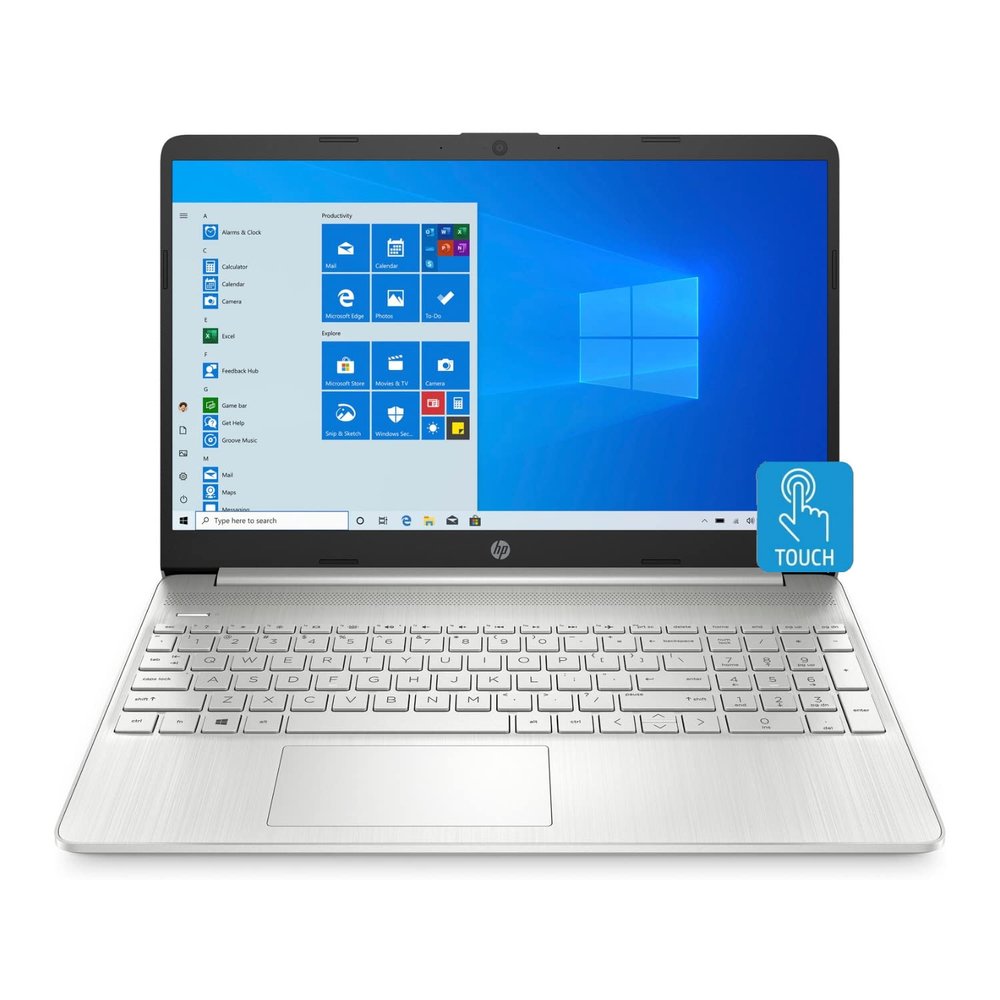 HP 15-ef0023 AMD Ryzen 5 Pro 3500U 12GB RAM 256GB SSD 15.6-inch HD WLED Touch Screen Laptop (Renewed)