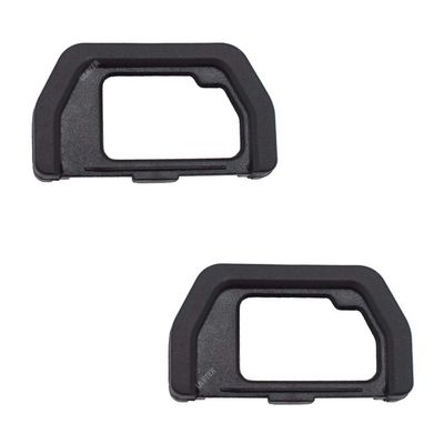 EP-15 Eyepiece Eyecup Viewfinder Eye Cup for Olympus OM-D E-M10 Mark IV II III/E-M5 Mark II Silver/Black Cameras (2-Pack), ULBTER Viewfinder Eye Cup Cover EM5 EM10 MarkII MarkIII