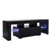 ASC TV Stand with LED Lights (White) view 2