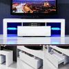 ASC TV Stand with LED Lights (White) view 3