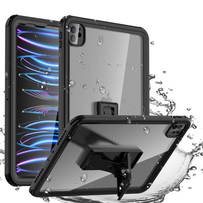 AICase Waterproof Protective Case for iPad Pro 11 Inch 2020/2021/2022 with Lanyard and 360 Full Body Protection with Touch Function, Transparent Case, Waterproof, Shock Resistant