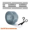 Thermal Insulated Door Curtain Strip Curtain Windproof Cut Off Air-Conditioning Soft Curtain Suspended Screen Door PVC Transparent 2.0mm Thickness Climate Control in The Warehouse Door Lsxiao view 3