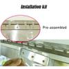 Thermal Insulated Door Curtain Strip Curtain Windproof Cut Off Air-Conditioning Soft Curtain Suspended Screen Door PVC Transparent 2.0mm Thickness Climate Control in The Warehouse Door Lsxiao view 4