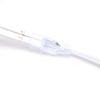 LEDMyplace Connector Pins for Neon Rope Light, Transparent Track Lighting Connectors, H-Shaped LED Strip Durable and Lightweight Strip Light Silicone Clip (Pack of 10) view 2