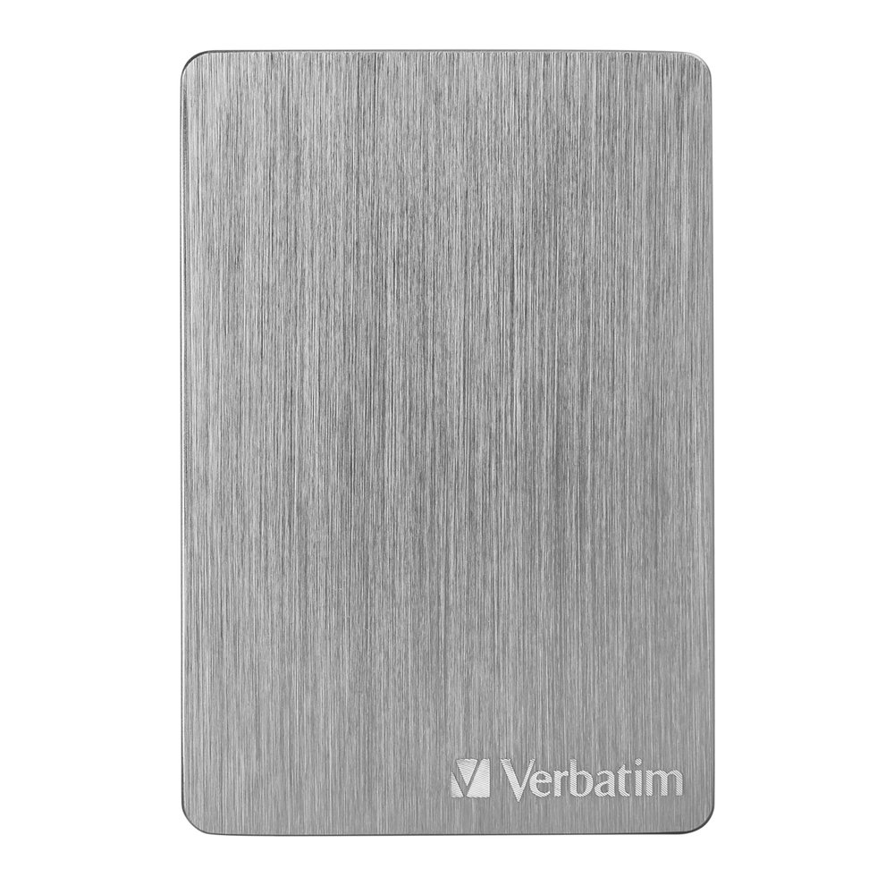Verbatim 1TB Store 'n Go ALU USB 3.2 Gen 1 HDD Slim Aluminum Portable External Hard Drive Silver