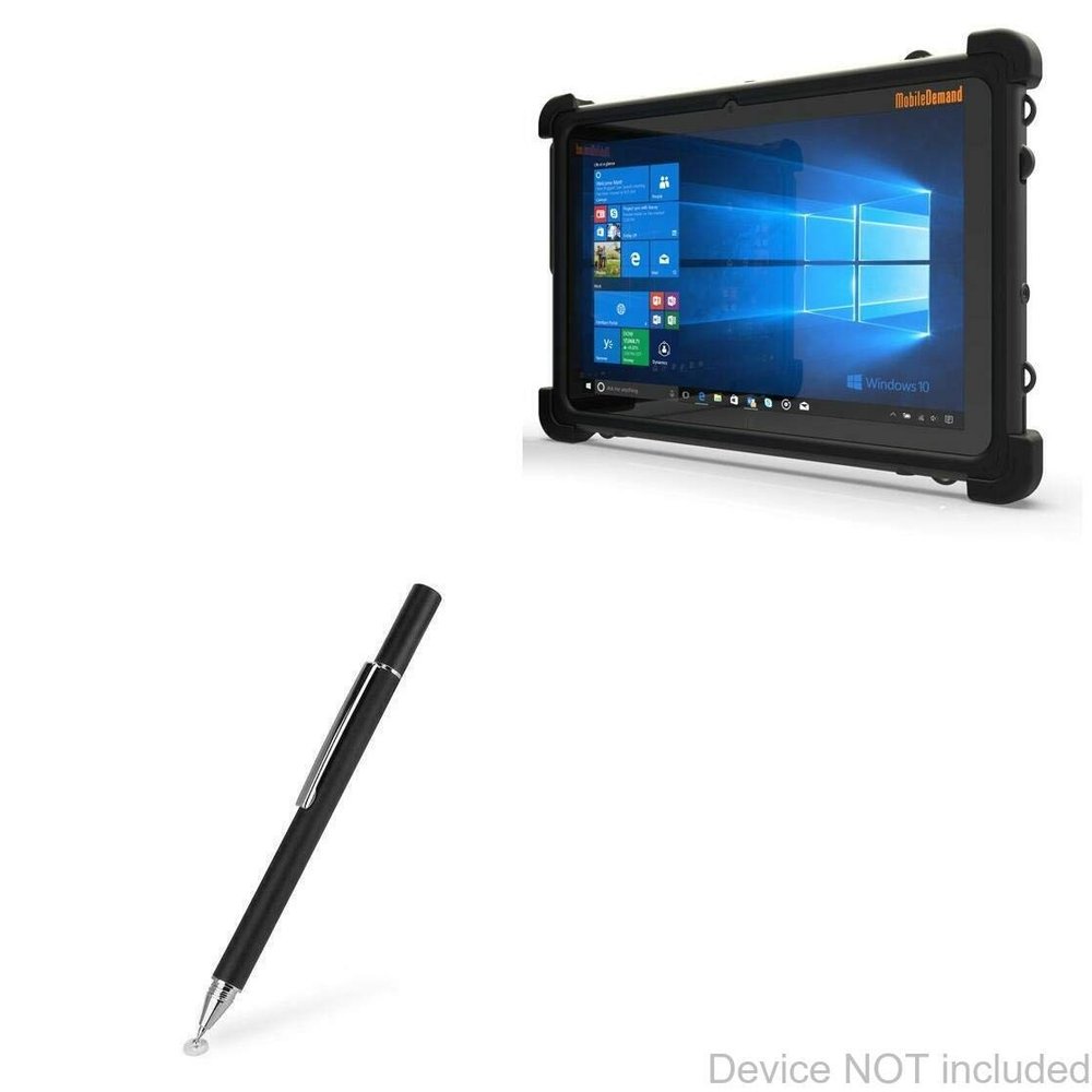 BoxWave Stylus Pen Compatible with MobileDemand xTablet Flex 10B - FineTouch Capacitive Stylus, Super Precise Stylus Pen - Jet Black