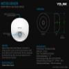 Smart Motion Sensor, YoLink 1/4 Mile World's Longest Range Wireless Motion Detector Compatible with Alexa IFTTT, Movement Detector App Alerts Remote Monitor for Indoor Use, YoLink Hub Included view 2