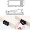 50Pcs Self Adhesive Cable Management Clips,Cable Organizers Wire Clips Cord Holder for PC Laptop Ethernet Cable Desktop Home Office(1.52 x 0.59 x 0.57, Black) view 2