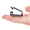 50Pcs Self Adhesive Cable Management Clips,Cable Organizers Wire Clips Cord Holder for PC Laptop Ethernet Cable Desktop Home Office(1.52 x 0.59 x 0.57, Black) view 3