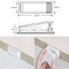 50Pcs Self Adhesive Cable Management Clips,Cable Organizers Wire Clips Cord Holder for PC Laptop Ethernet Cable Desktop Home Office(1.52 x 0.59 x 0.57,White) view 3