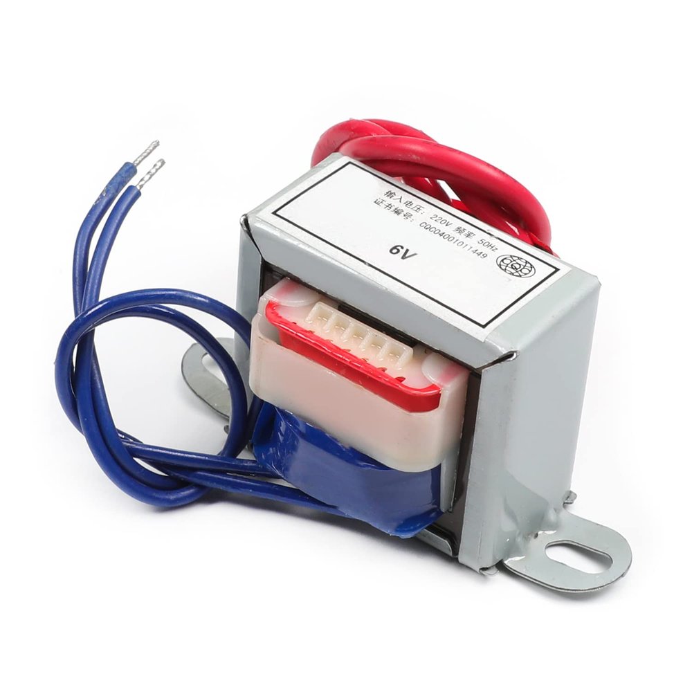 Fielect Power Transformer Single Phase Input AC 220V 50Hz to Output AC 6V 2W Control Transformer for Lighting Power Supplies, Audio Equipment etc. Various Small Power Supplies