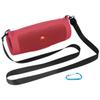 co2CREA Silicone Travel Case Replacement for JBL Charge 4 Waterproof Bluetooth Speaker (Red Case) view 2