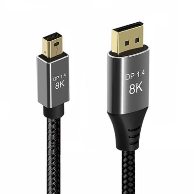 Chenyang 2m Mini DP to DP 4K 8K DisplayPort Cable for Video PC Laptop TV