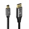 Chenyang 2m Mini DP to DP 4K 8K DisplayPort Cable for Video PC Laptop TV view 1
