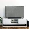 kwmobile Dust Cover for 55" TV - Fabric Case TV Protector for Indoor Flat Screen TVs - Light Grey view 2