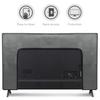 kwmobile Dust Cover for 55" TV - Fabric Case TV Protector for Indoor Flat Screen TVs - Light Grey view 4