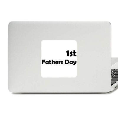 1st Fathers Day Festival Quote Decal Vinyl Paster Laptop Sticker PC Decoration