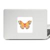 3D Chinese Butterfly in Orange Colour Decal Vinyl Paster Laptop Sticker PC Decoration view 1